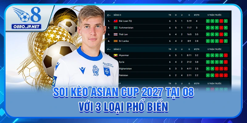 Chi Tiết 5 Lưu Ý Khi Soi Kèo Asian Cup 2027 Tại O8 2 Soi kèo Asian Cup 2027 tại O8 với 3 loại phổ biến
